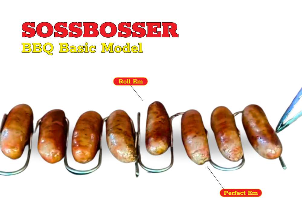 SOSSBOSSER Basic BBQ Sausage Holder & Roller